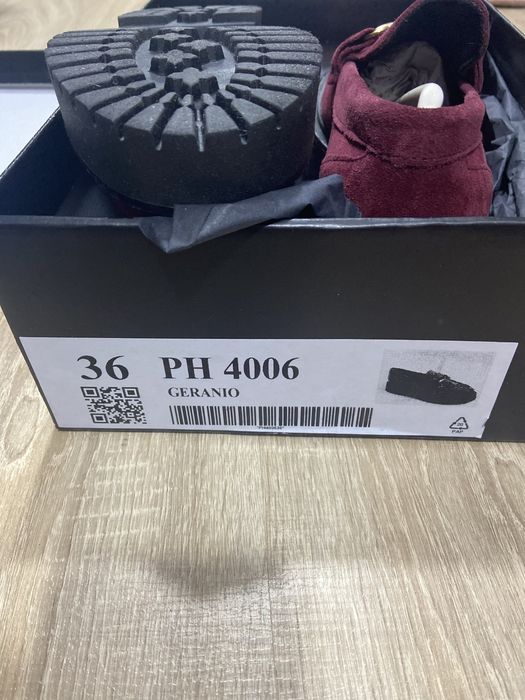 Pantofi dama, piele naturala, rosii, Rizzoli, 36