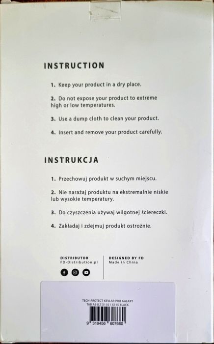 Tech-Protect - Калъф за таблет, за Samsung Galaxy Tab A9 - 8,7 инча