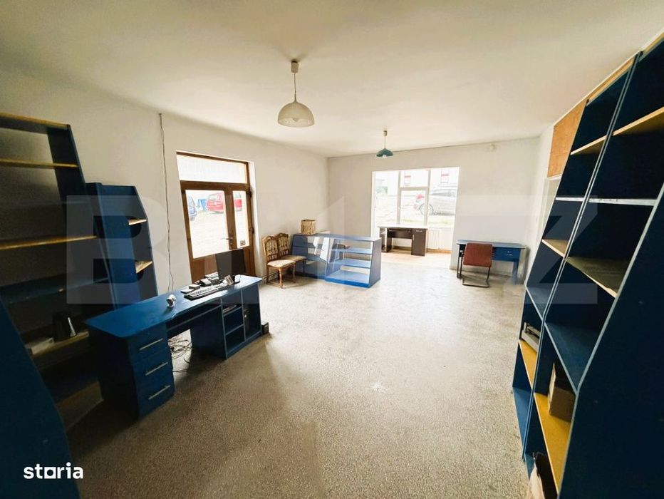 Spatiu comercial si hala de inchiriat, 215 mp, teren 2500 mp, zona Bos