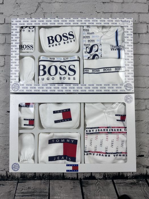 Set bebe Armani Tommy Hilfiger 0-6 luni