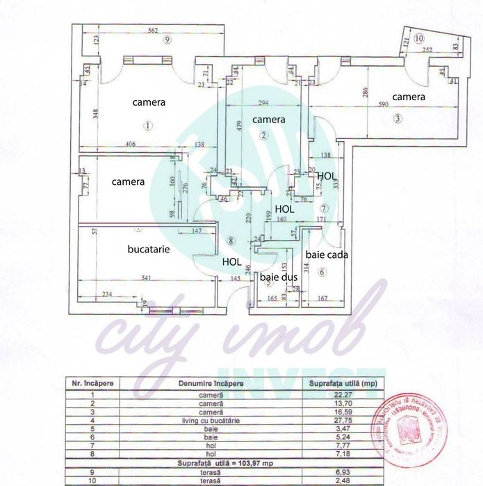 4 camere, parcare subterană inclusă | Bloc modern 2009 | Decebal – Mun