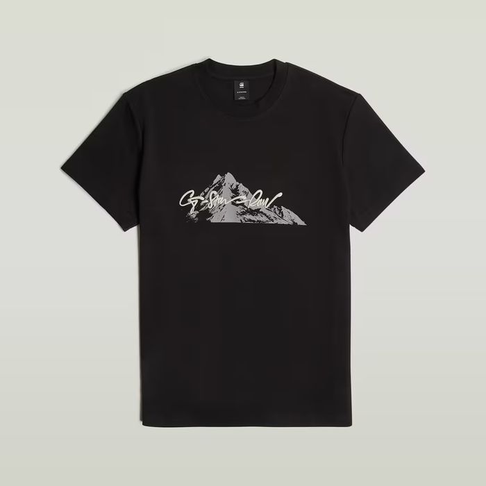 Оригинална тениска G-Star Raw Summit M нова мъжка черна