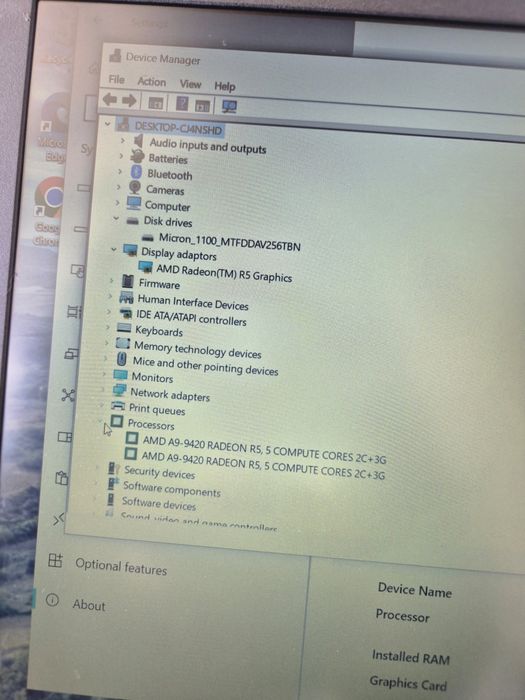 Laptop Acer Aspire3 ssd ddr4 1080p