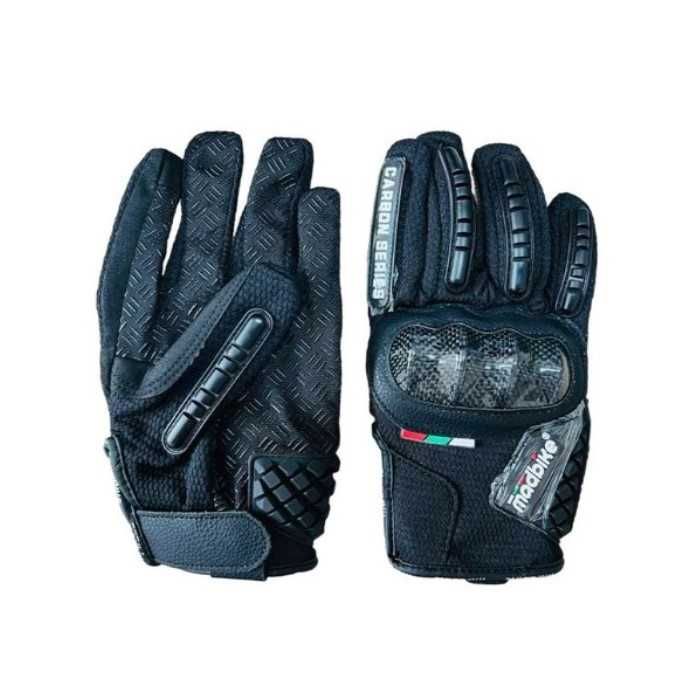 Мото ръкавици Automat, С карбонови нишки, Черен