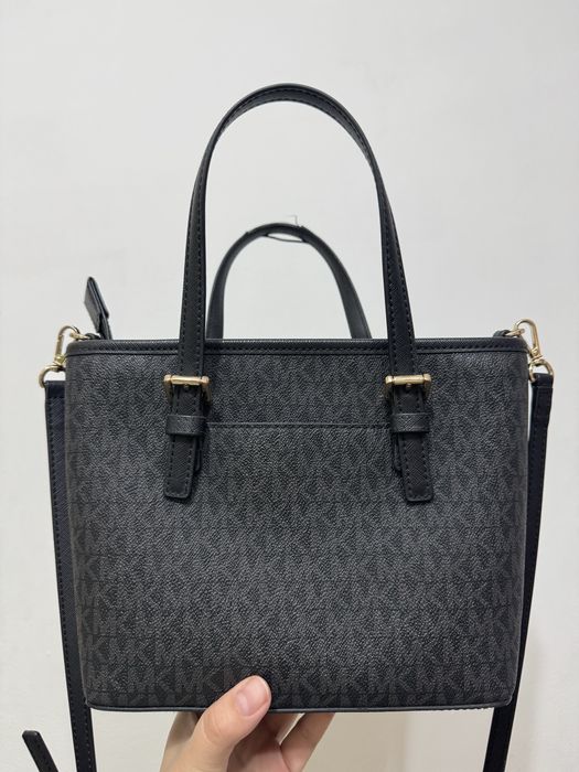 Michael Kors сумка тоут, канвас черный