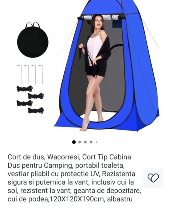 toaletă/ wc camping + cort