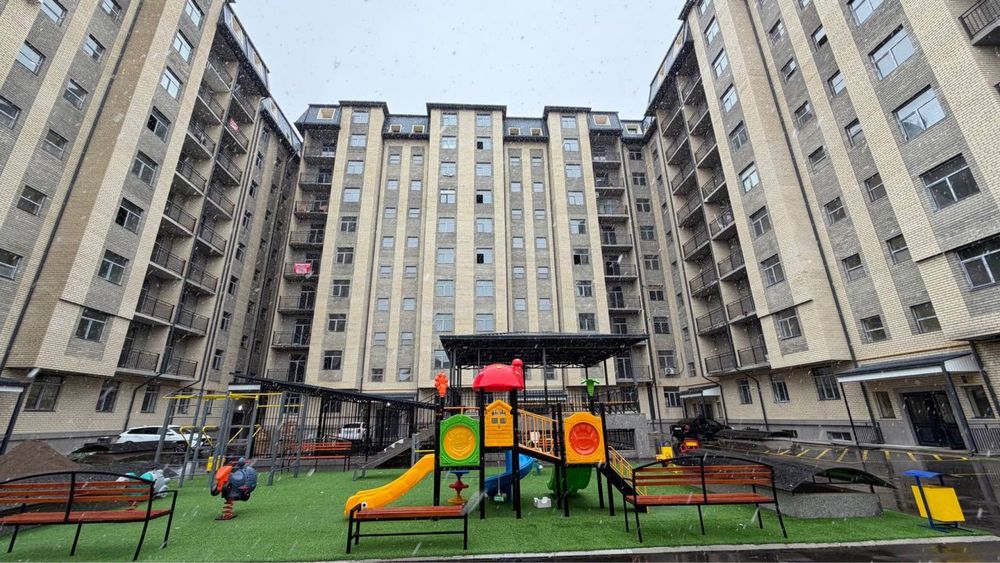 Sergili tumani qo’yiq massiv 5 da yangi dom . 2 xona 74 kv 8 etaj