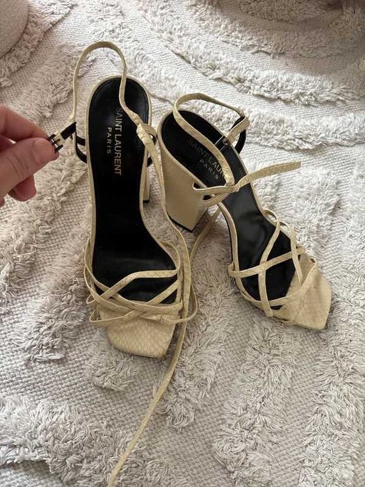 Saint Laurent Original Size 38.5 100% Кожа питон