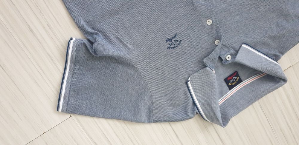 Paul & Shark Pique Cotton Italy Mens Size S ОРИГИНАЛНА Мъжка Тениска!