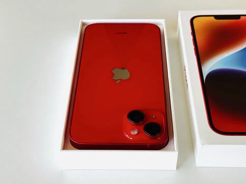 НОВ! Iphone 14 Plus 128GB Red 100% Батерия! Гаранция 6 месеца