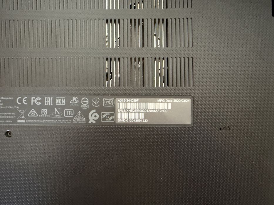 Продаю ноутбук Acer