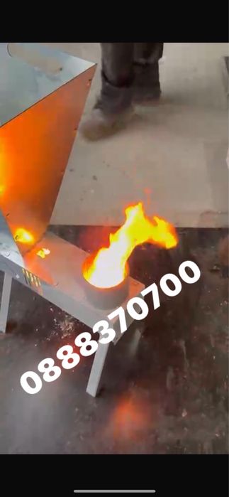 Ракетна Пелетна Печка за Склад или Оранжерия