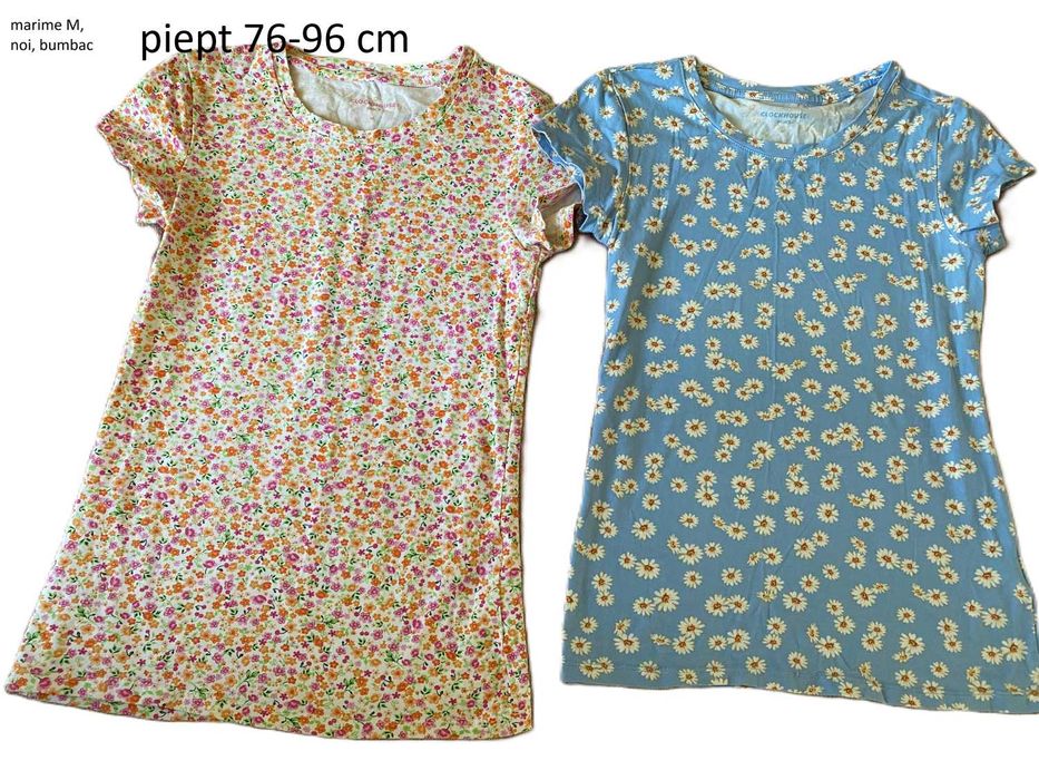 Tricou maieu bluza de vara femei marime S sau M muselina bumbac C&A