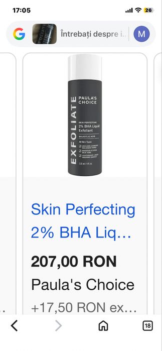 Exfoliant pentru fața