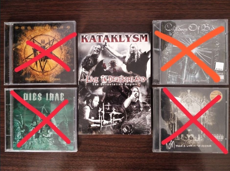 Продам DVD диски жанр металл