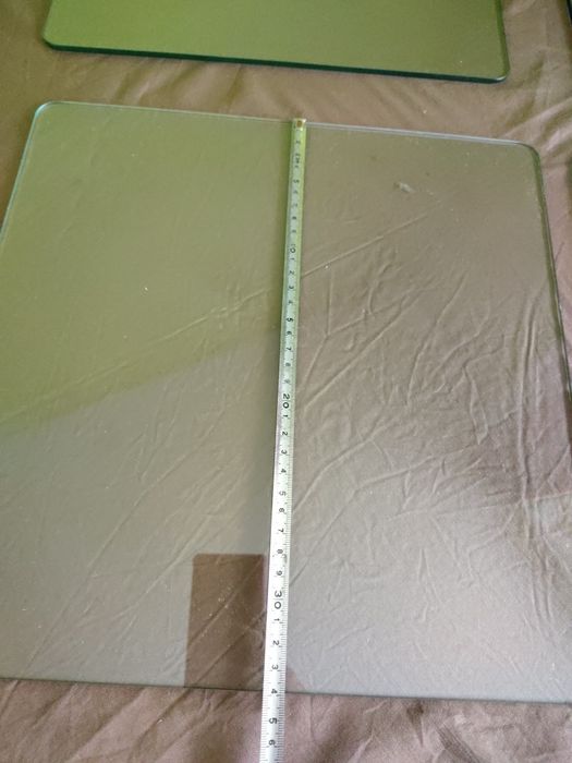 Sticle transparente 4 bucăți pătrate/ Oradea