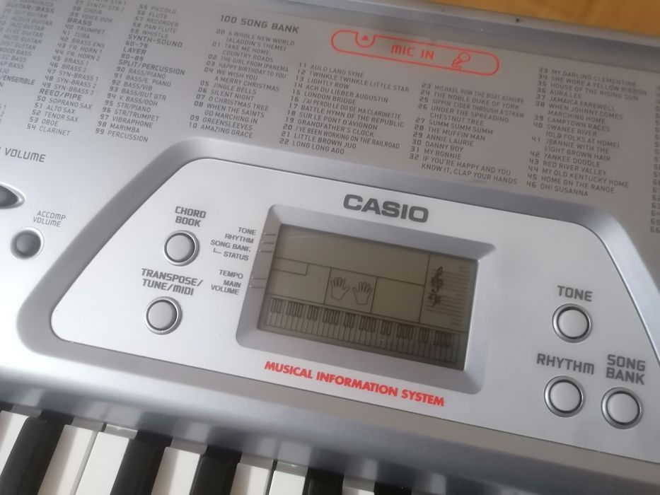 Pian CASIO CTK-491 microfon orga
