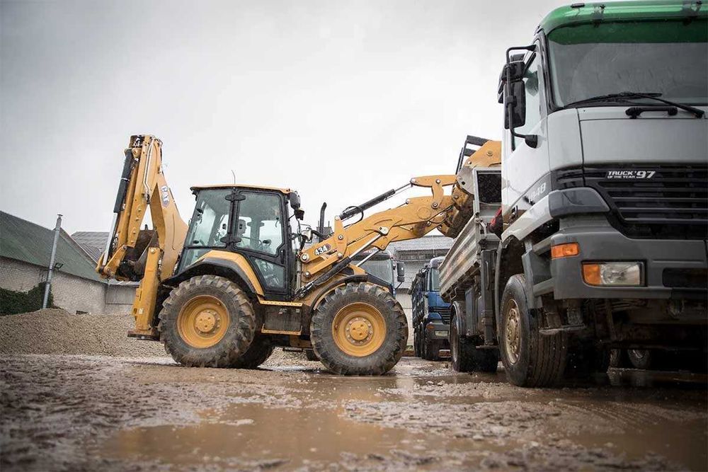 Экскаватор-погрузчик CAT 434 1,15/0,24 м³ халол насия фоизсиз