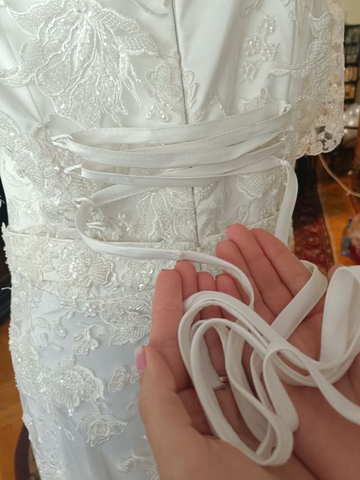 Rochie mireasa dantela