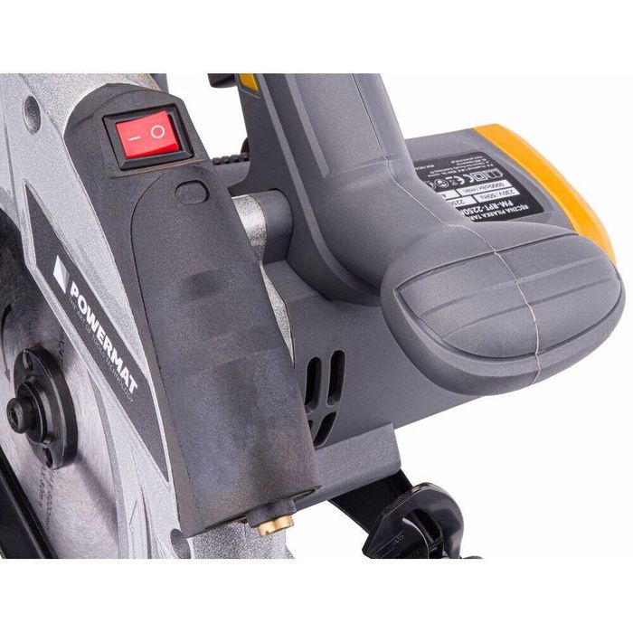 Fierastrau circular de mana cu laser pentru lemn, 2250 W, Powermat