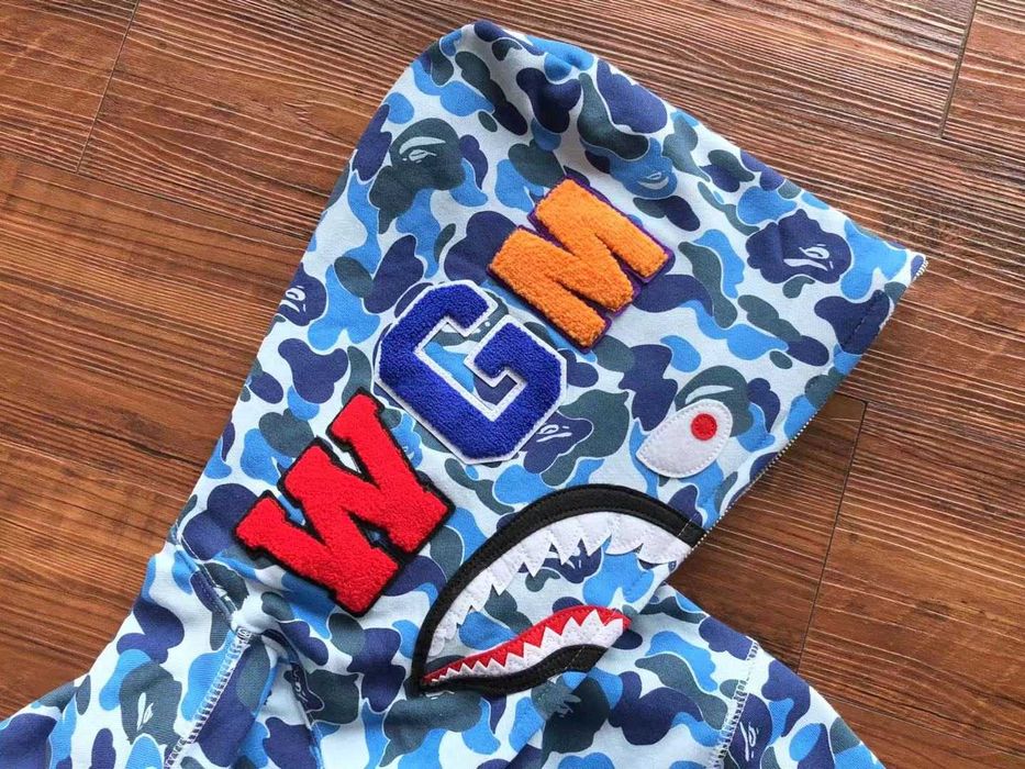 Hanorac Bape Hoodie albastru