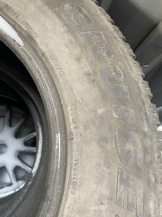 На 17. 265/65. Бриджстоне