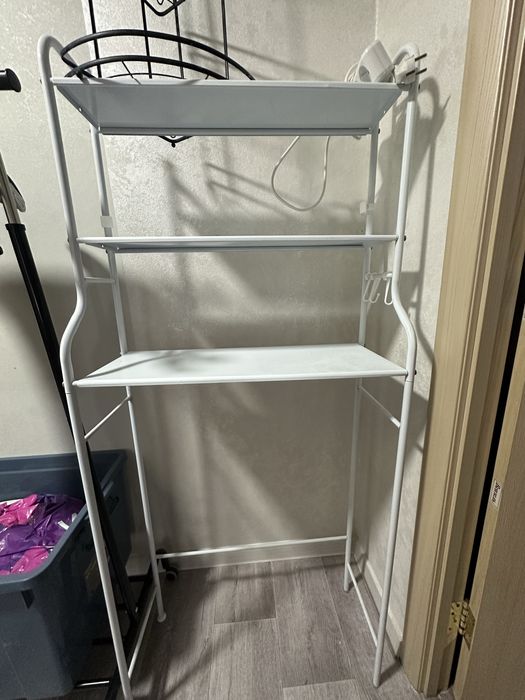 Стеллаж над стиральной машинкой