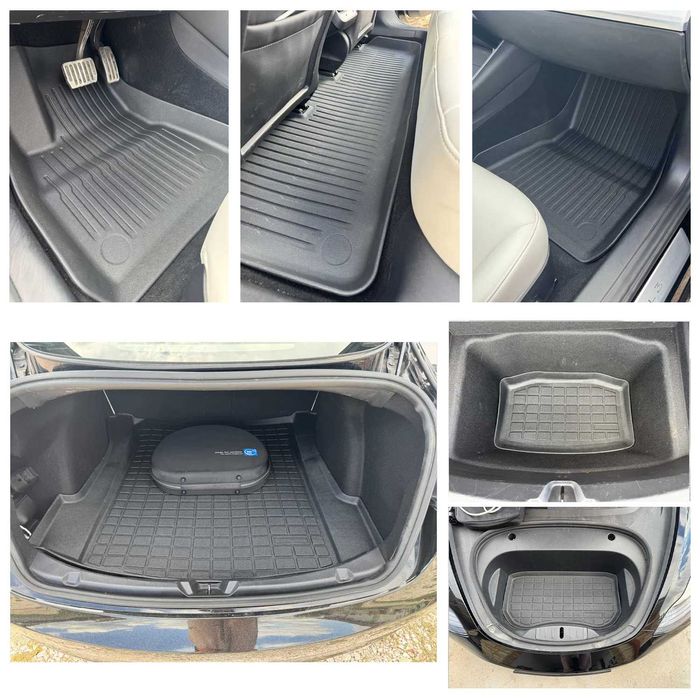 Нови TPE Стелки за Tesla Model 3 (2019-2023г) Пълен Комплект