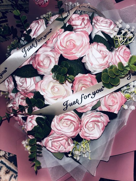 Дайын 25шт мыльные розы