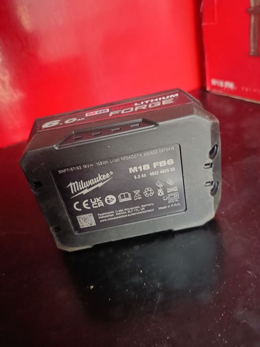 Baterie Milwaukee m18 6ah forge noua