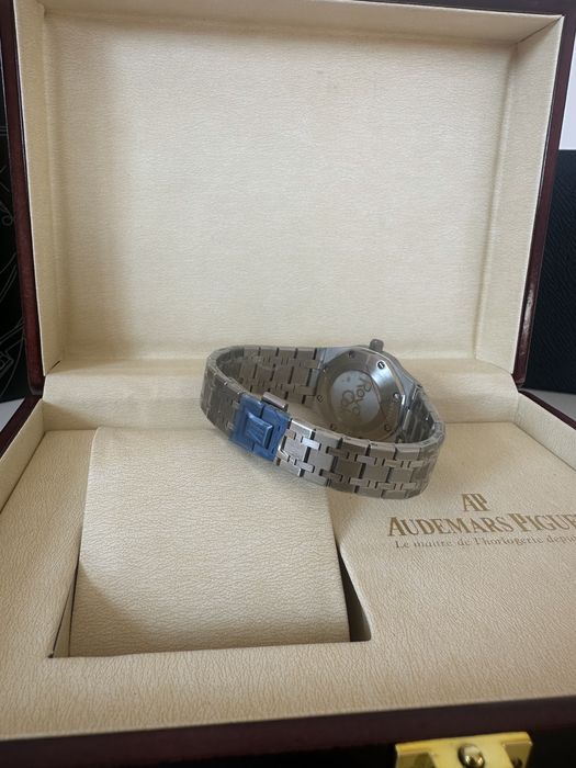 Ceas Dama Audemars Piguet Royal Oak 32mm/Silver/Black Dial