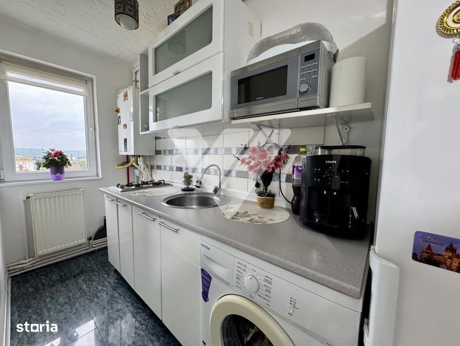 Apartament 2 camere mobilat , 45 mp utili - zona Stefan cel Mare Sibiu
