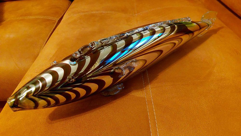 Peste sticla Murano fructiere de Cristal