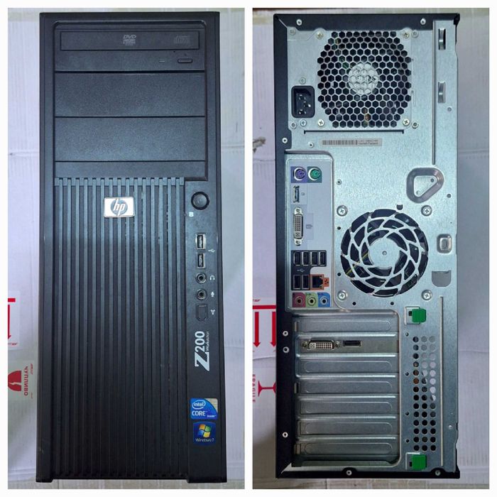 Лаптоп Dell, монитори LG, Dell и 2 бр. компютри HP