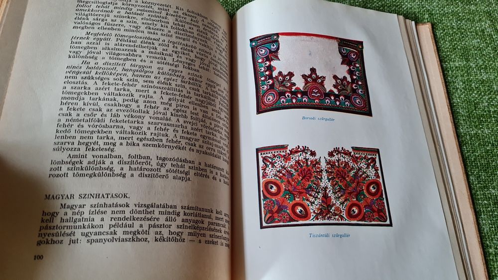 Carte veche de cusaturi broderii unguresti MAGYARSAG  DISZITO  OSZTONE