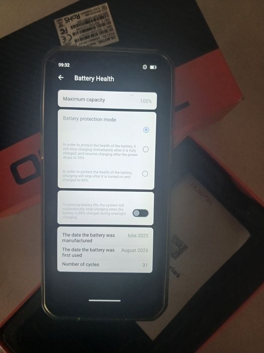 Telefon rezistent la șocuri, oukitel wp 55 pro 5g cu baterie 100% 512 GB 48 RAM 31 cicluri baterie