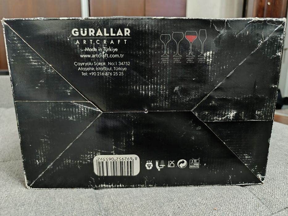 Фужеры для вина, турецкие