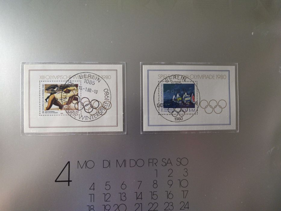 Колекция марки на тема Олимпийски игри.