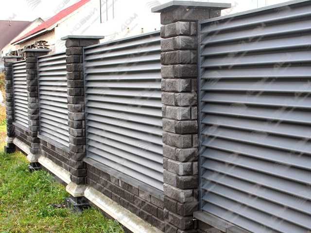 Забор жалюзи еврозабор