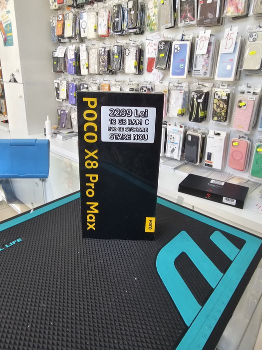 Poco X8 Pro Max 5G, 12/512 GB, Sigilat, Garanție