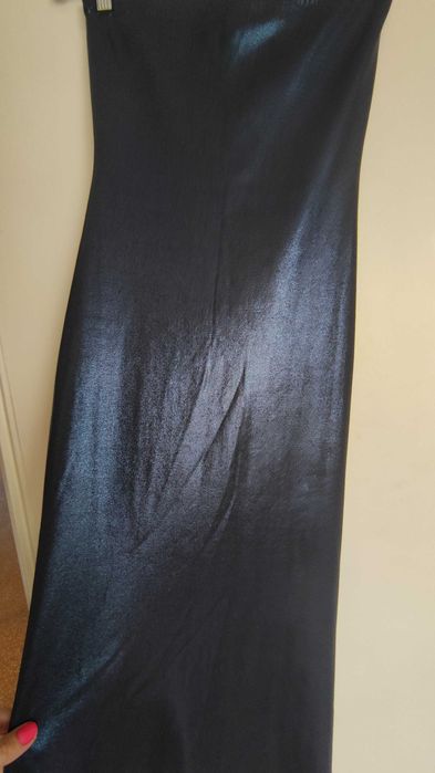 Коктейлна синя рокля Zara