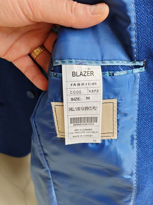 Sacou Blazer, Bleu, S