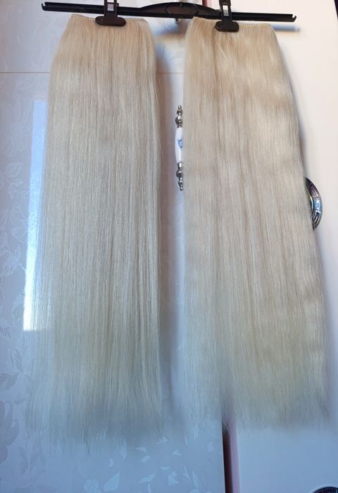 Естествена руса коса за удължаване