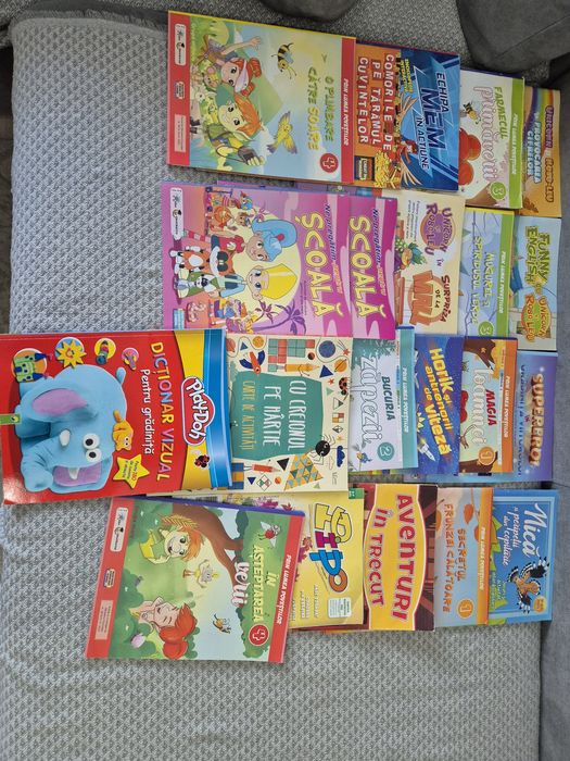 Pachet 20 materiale educaționale & cărți activități grădiniță (Editura Edu, Play-Doh)