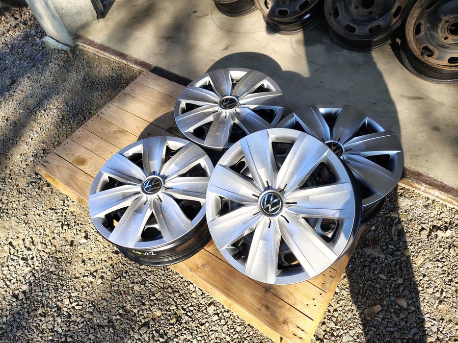 4бр.ЖЕЛЕЗНИ ДЖАНТИ 16ки за VW T-Roc 5x112 6J ET43 Touran,Golf