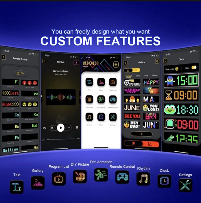 Прокручивающийся рекламный дисплей, автомобильный