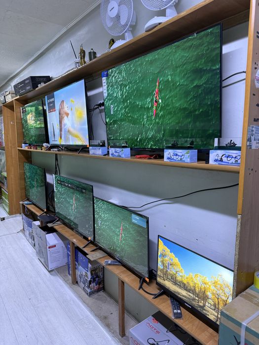 Жаңа Телевизорлар Samsung Lg Yasin YouTube Wi fi Smart отауы бар