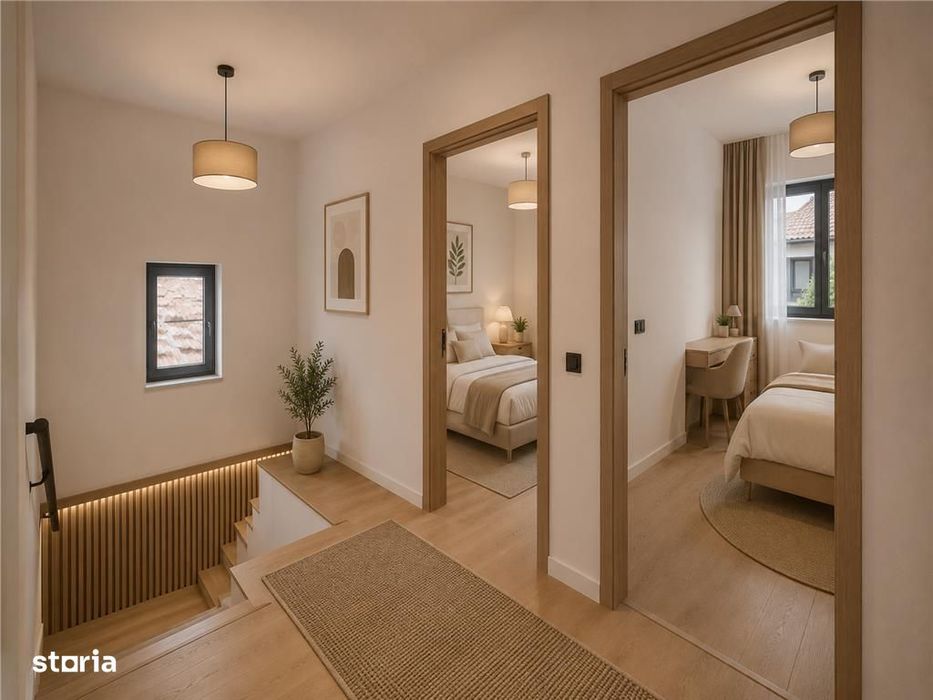 Vila  Voluntari,4 Camere,3 Bai,154 Mp,Teren 193 Mp