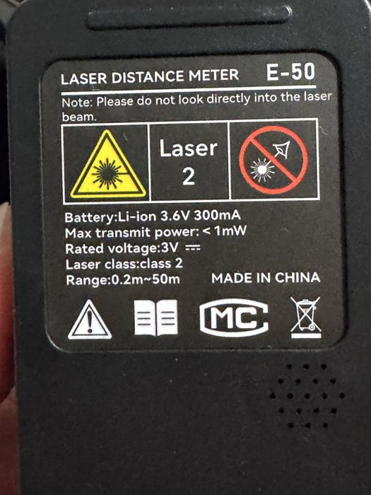 Нова лазерна ролетка hilda 50m