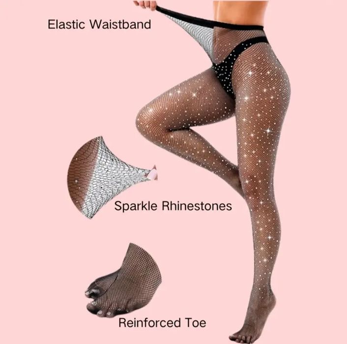 Продам колготки со стразами р 40-44